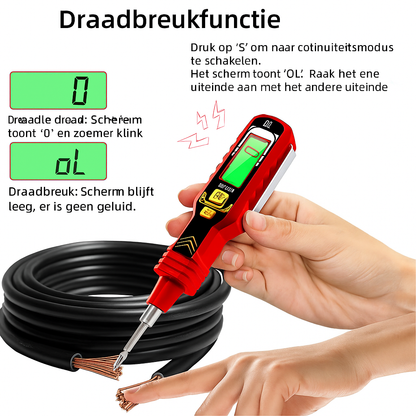 Contactloze spanningstester met LCD-scherm