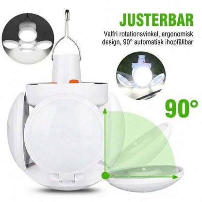 Solcellsdriven Multifunktionell Hopfällbar Fotbollslampa