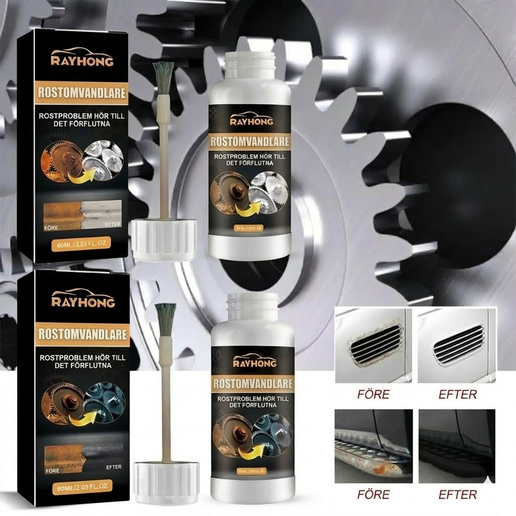 Kraftfull rostborttagare och rostkonverterare