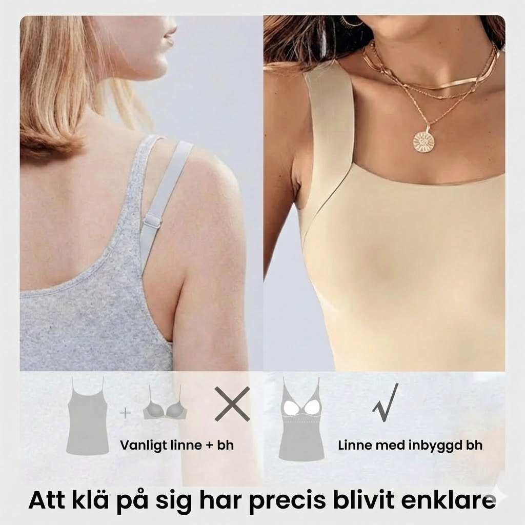 Thermische Tanktop ja Ingebouwde BH (U-kaula)