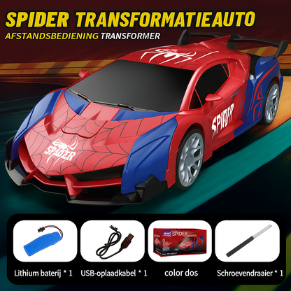 Afstandsbediening voor transformerende auto met verlichting