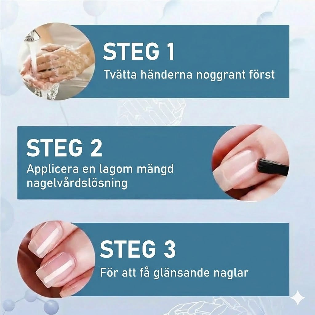 Högglansig snabbtorkande nagelolja