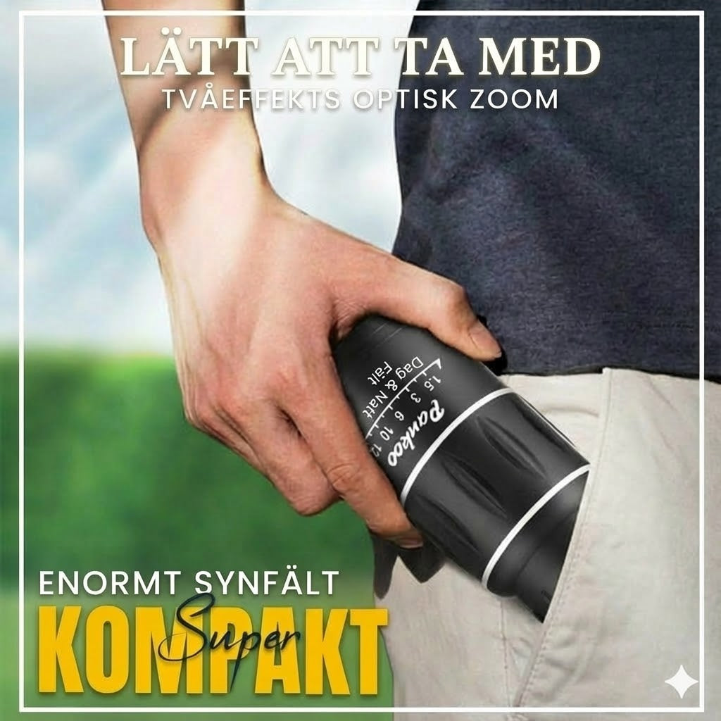 16x52 Monokulärt Dubbeloptiskt Zoomteleskop