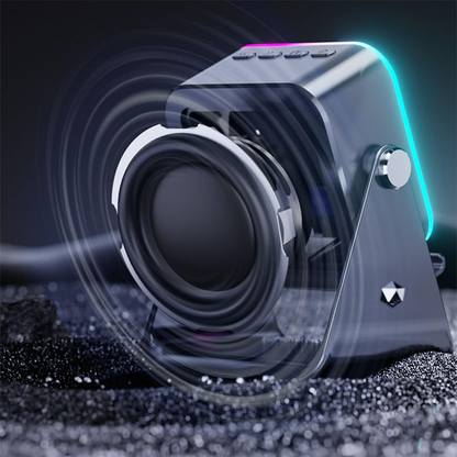 5-in-1 Draadloze Inductie Bluetooth-Luidspreker met Verstelbare Telefoonstandaard