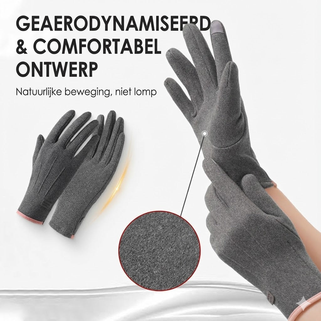Winddichte Warme Antislip Handschoenen met Touchscreen