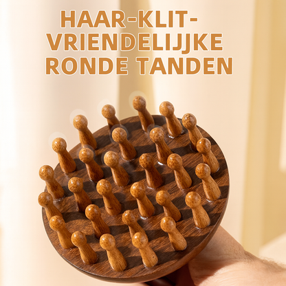 Massagekam van Natuurlijk Hout