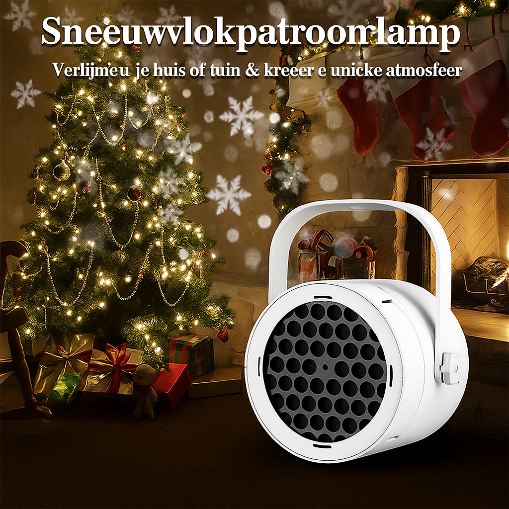 USB-kerstprojectorlamp met 16 patronen