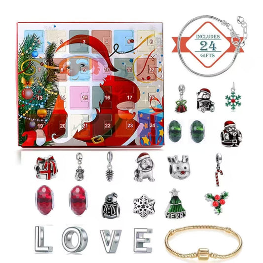 DIY 24 Dagen Kerst Countdown Kalender Armbandenset