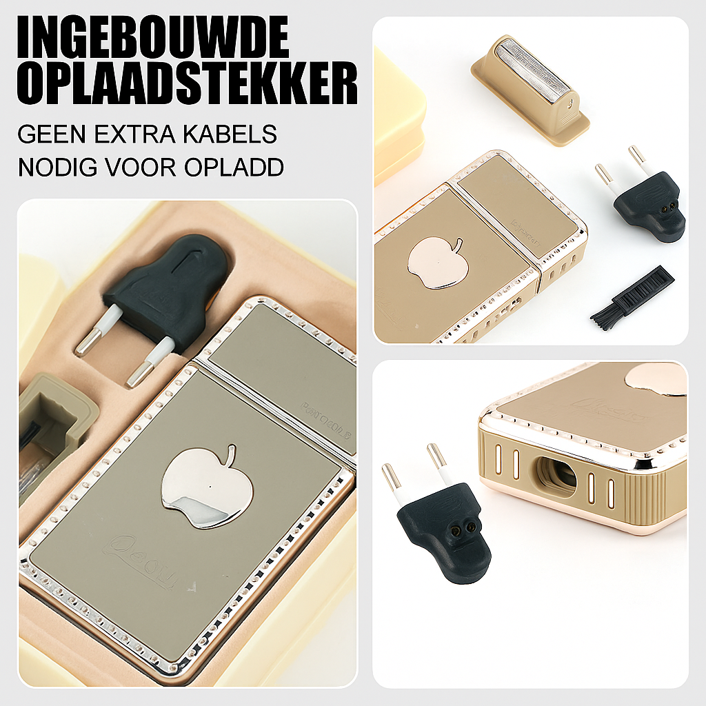 Draagbaar elektrisch scheerapparaat voor mannen