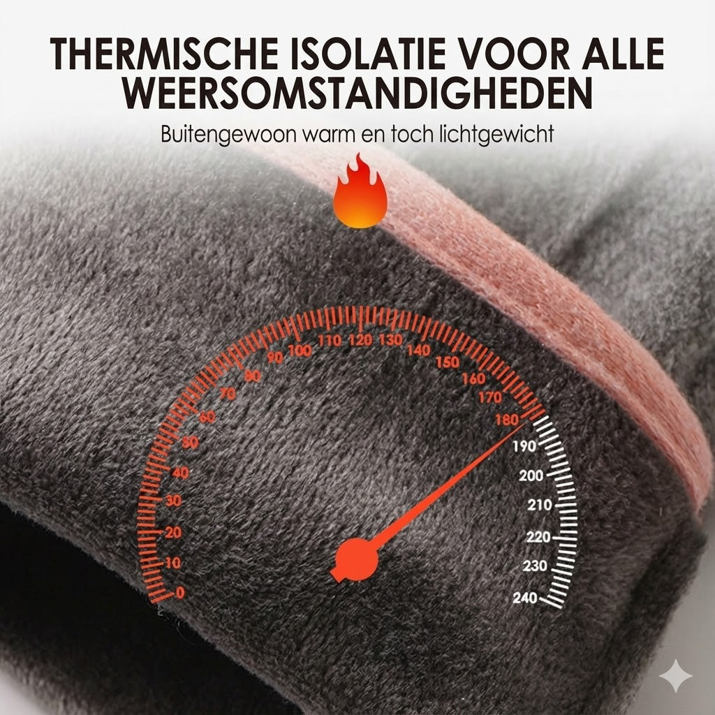 Winddichte Warme Antislip Handschoenen met Touchscreen