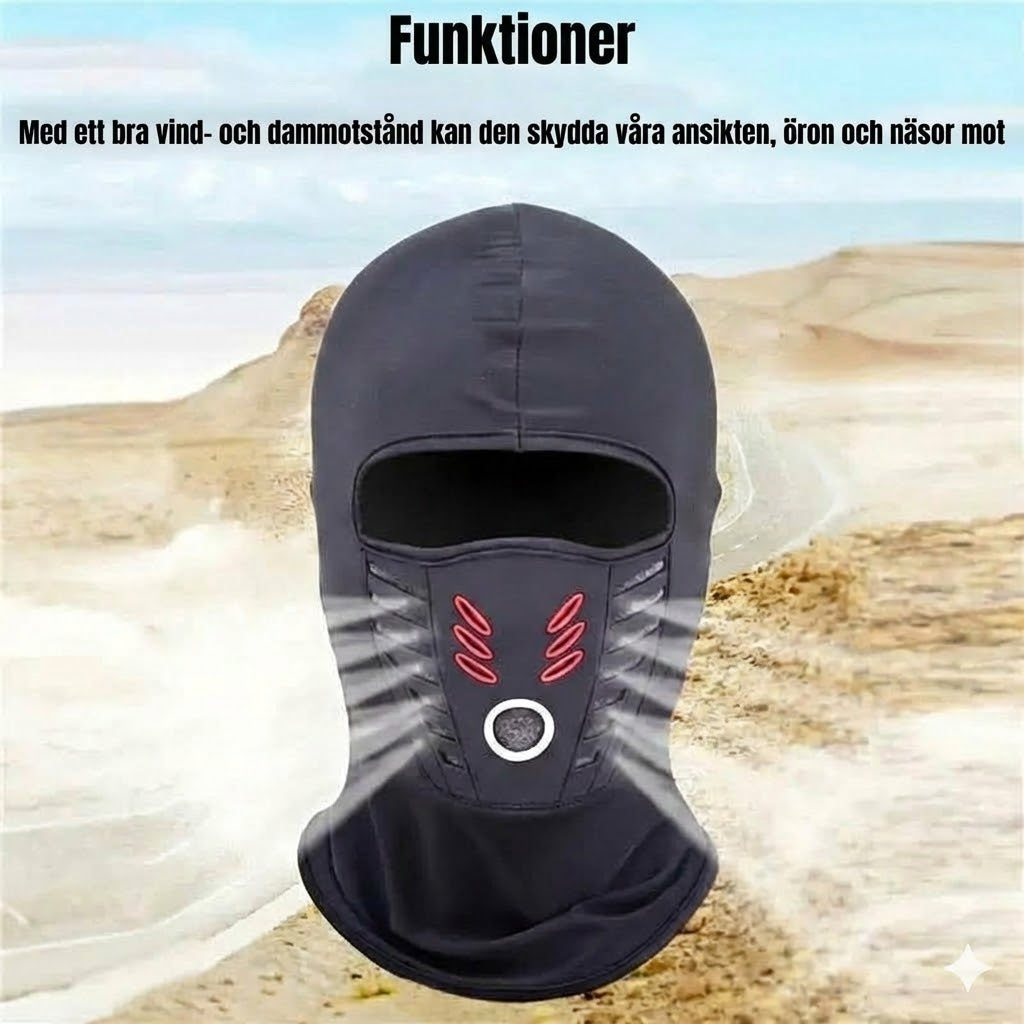 Unisex vindtät vintervarm helansiktsmask