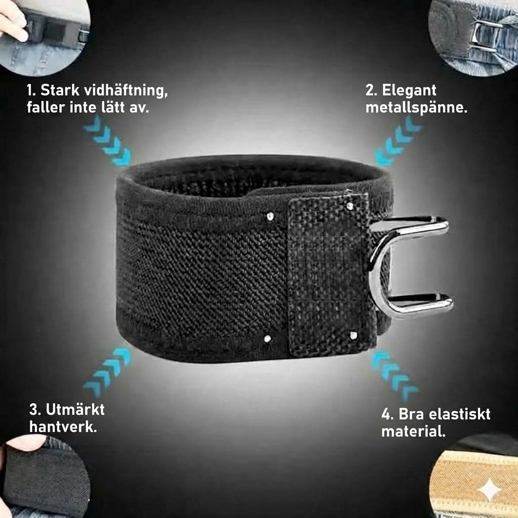 Elastiskt bälte utan spänne för män och kvinnor (1 par)