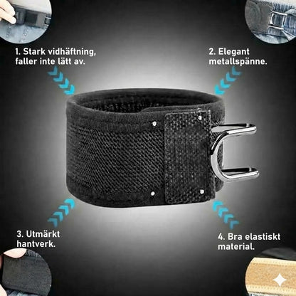 Elastiskt bälte utan spänne för män och kvinnor (1 par)