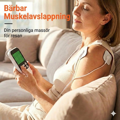 Bärbar Tvåkanalig TENS-Muskelstimulator