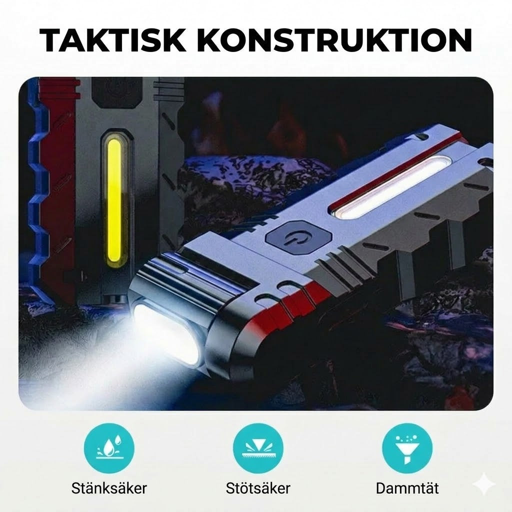 LED-Arbetslampa Med 180° Vridbart Huvud