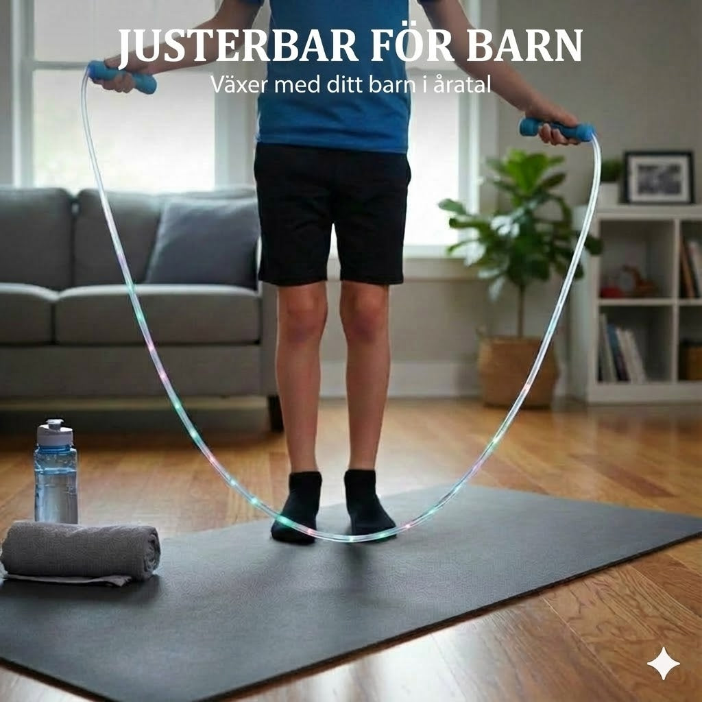 LED-belyst hopprep för barn