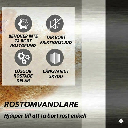 Kraftfull rostborttagare och rostkonverterare