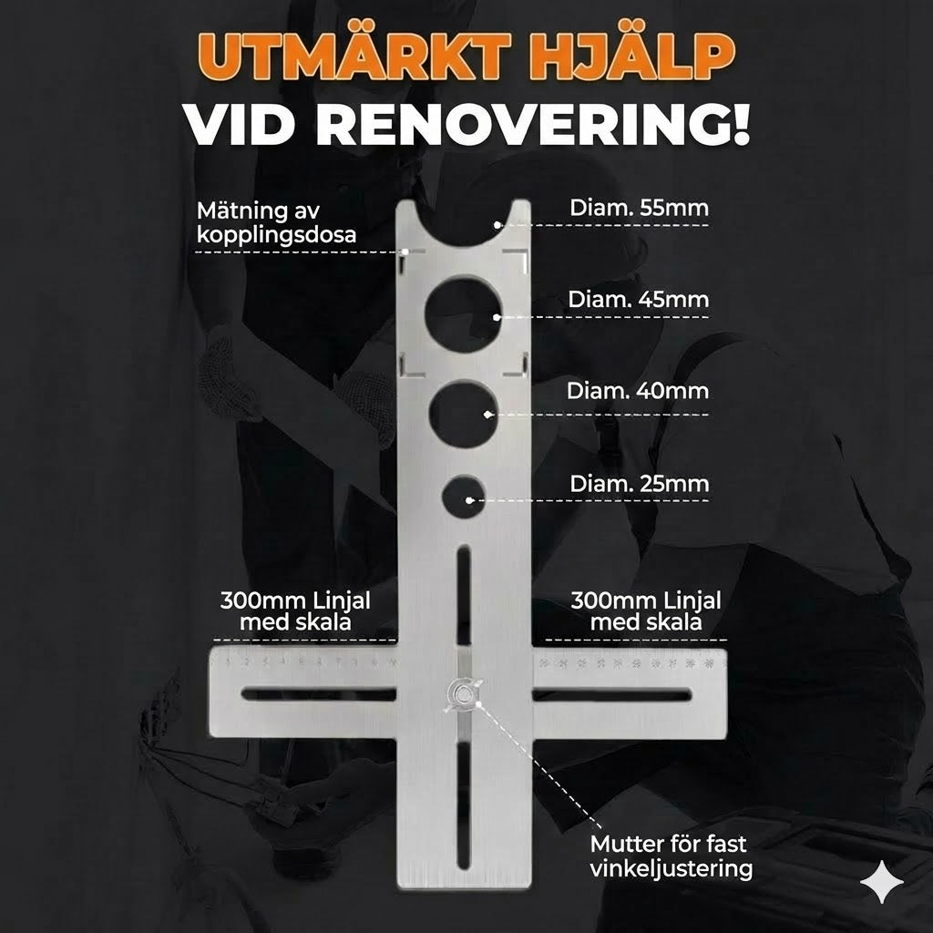 Volledig hoekverstelbaar boorgereedafk