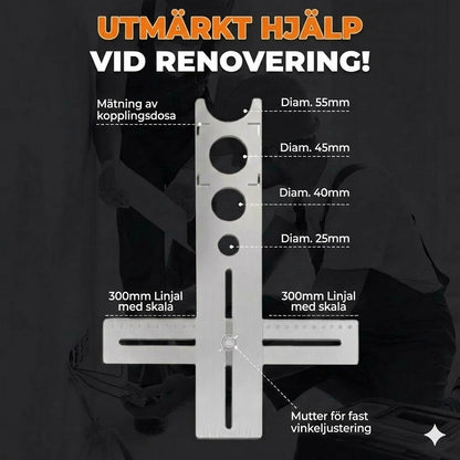 Volledig hoekverstelbaar boorgereedafk