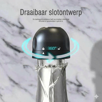 Siliconen afdichting voor wijn-/champagneflessen