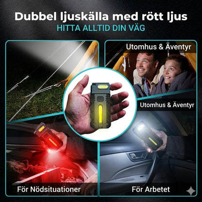 LED-Arbetslampa Med 180° Vridbart Huvud