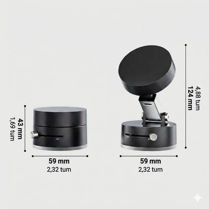 Vikbar bärbar magnetisk mobiltelefonhållare