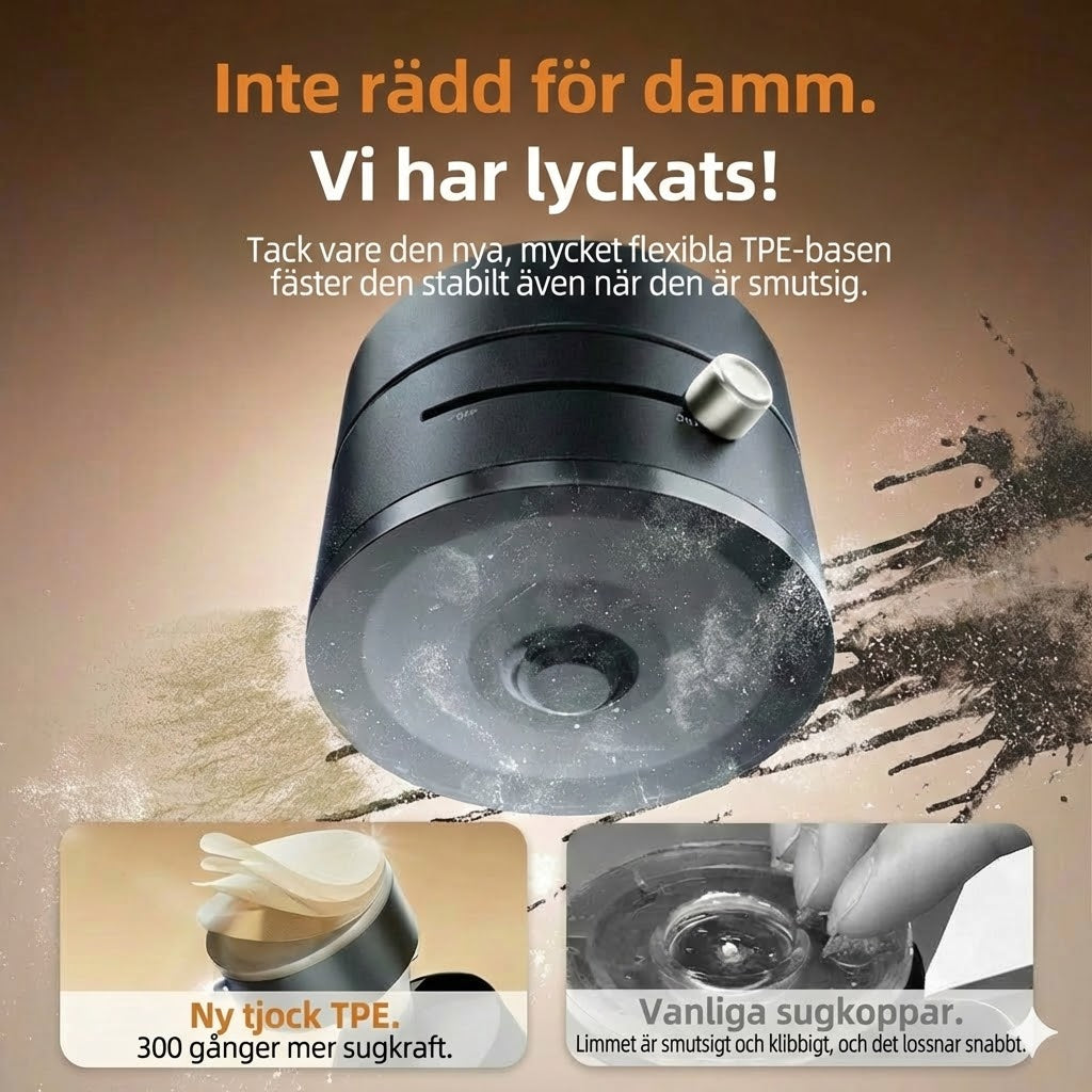 Vikbar bärbar magnetisk mobiltelefonhållare