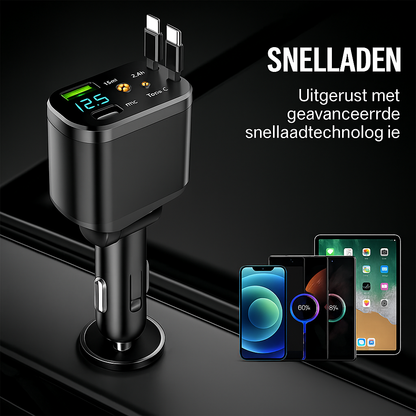 Snelle autolader met sterrenhemelverlichting