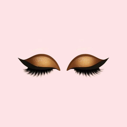 Oogschaduw- en Wimper Make-up Stickers