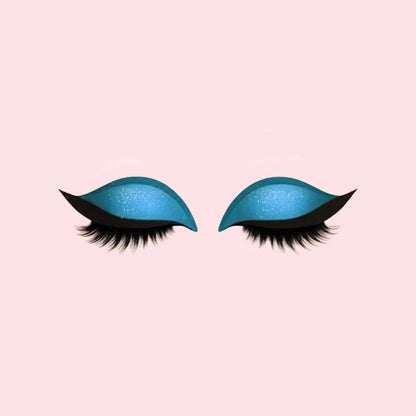 Oogschaduw- en Wimper Make-up Stickers