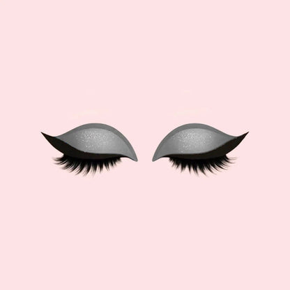 Oogschaduw- en Wimper Make-up Stickers